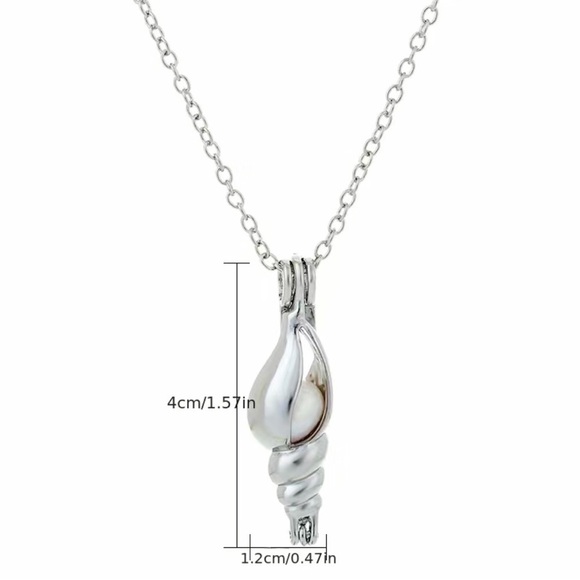 Sea Conch Luminous pendant necklace - Picture 4 of 4